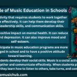 Important Role of Music Education in Schools